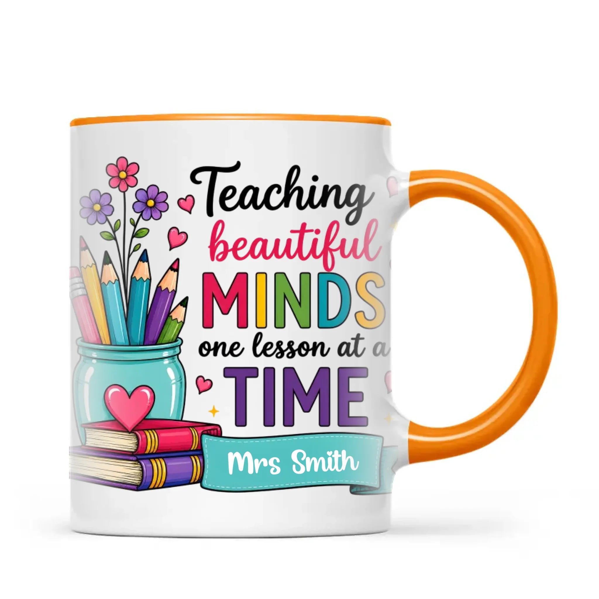 Personalised Teaching Beautiful Minds Teacher Mug, view 11