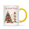 Personalised Christmas Tree Family Signpost Mug, view 17