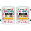 Personalised It Takes a Big Heart Teacher Mug, view 21