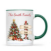 Personalised Christmas Tree Family Signpost Mug, view 20