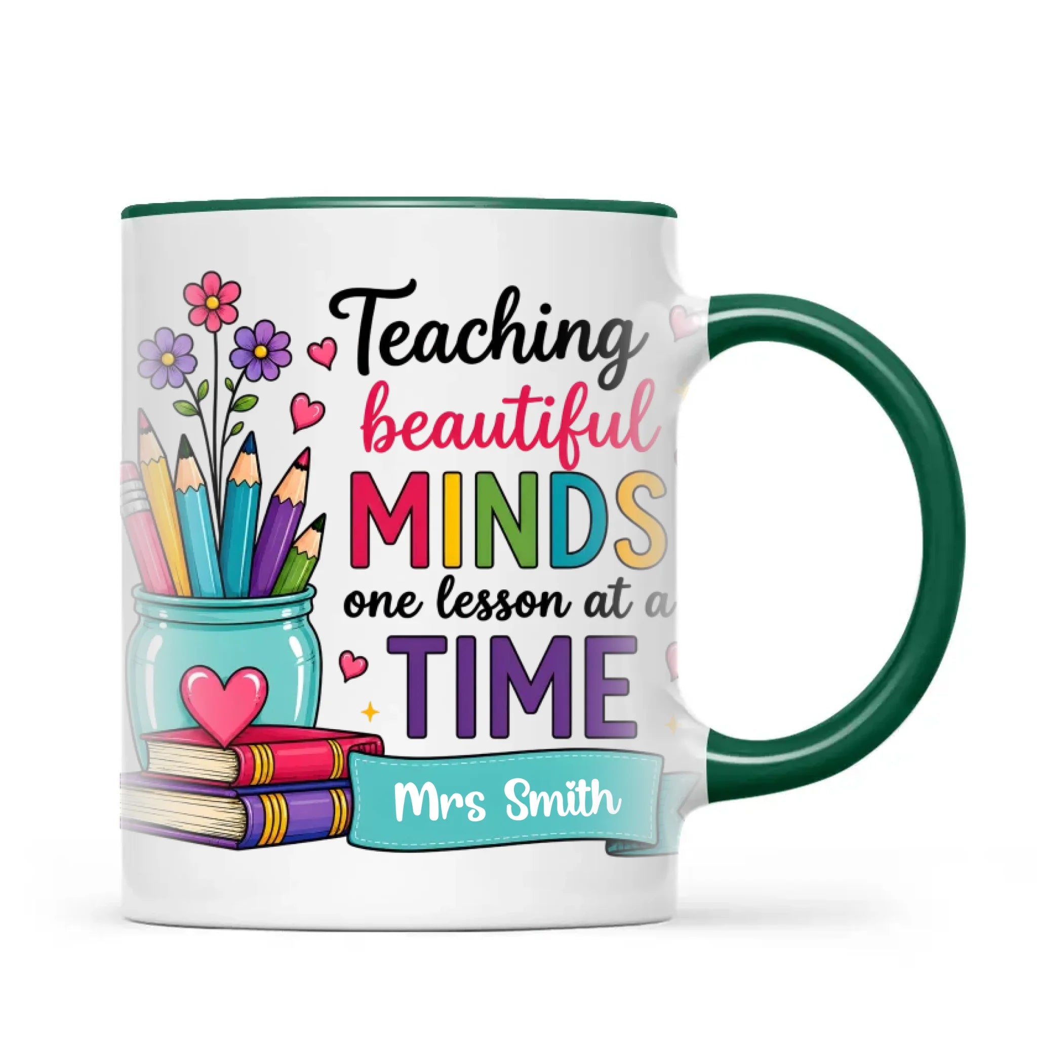 Personalised Teaching Beautiful Minds Teacher Mug, view 20