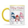 Personalised Snowman Family Christmas Mug, view 16