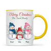 Personalised Snowman Family Christmas Mug, view 17