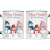 Personalised Snowman Family Christmas Mug, view 21