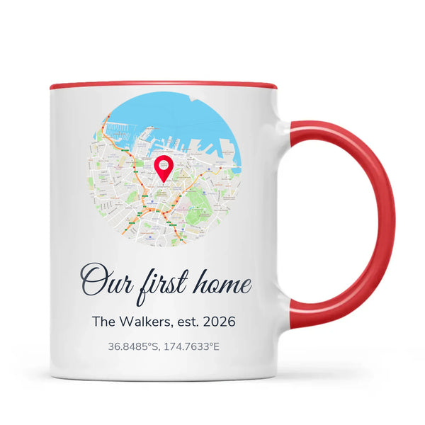 Personalised Street Map Our Home Mug, view 5