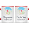 Personalised Street Map Our Home Mug, view 6