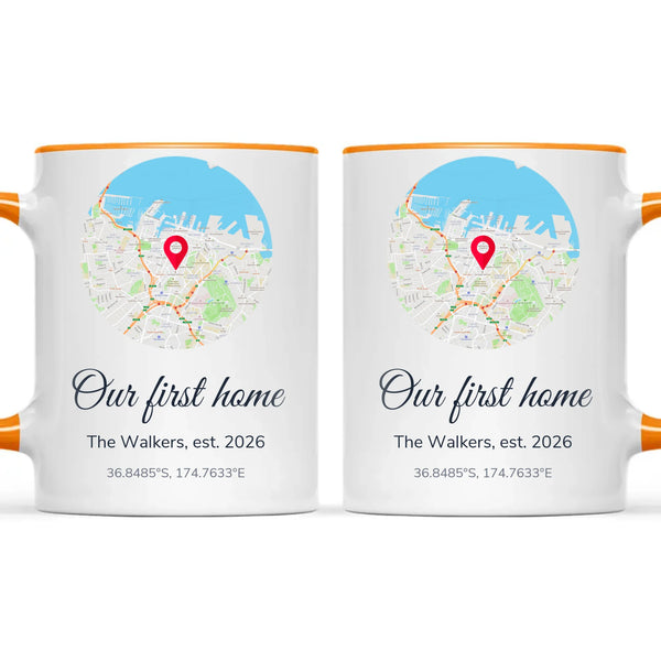 Personalised Street Map Our Home Mug, view 12