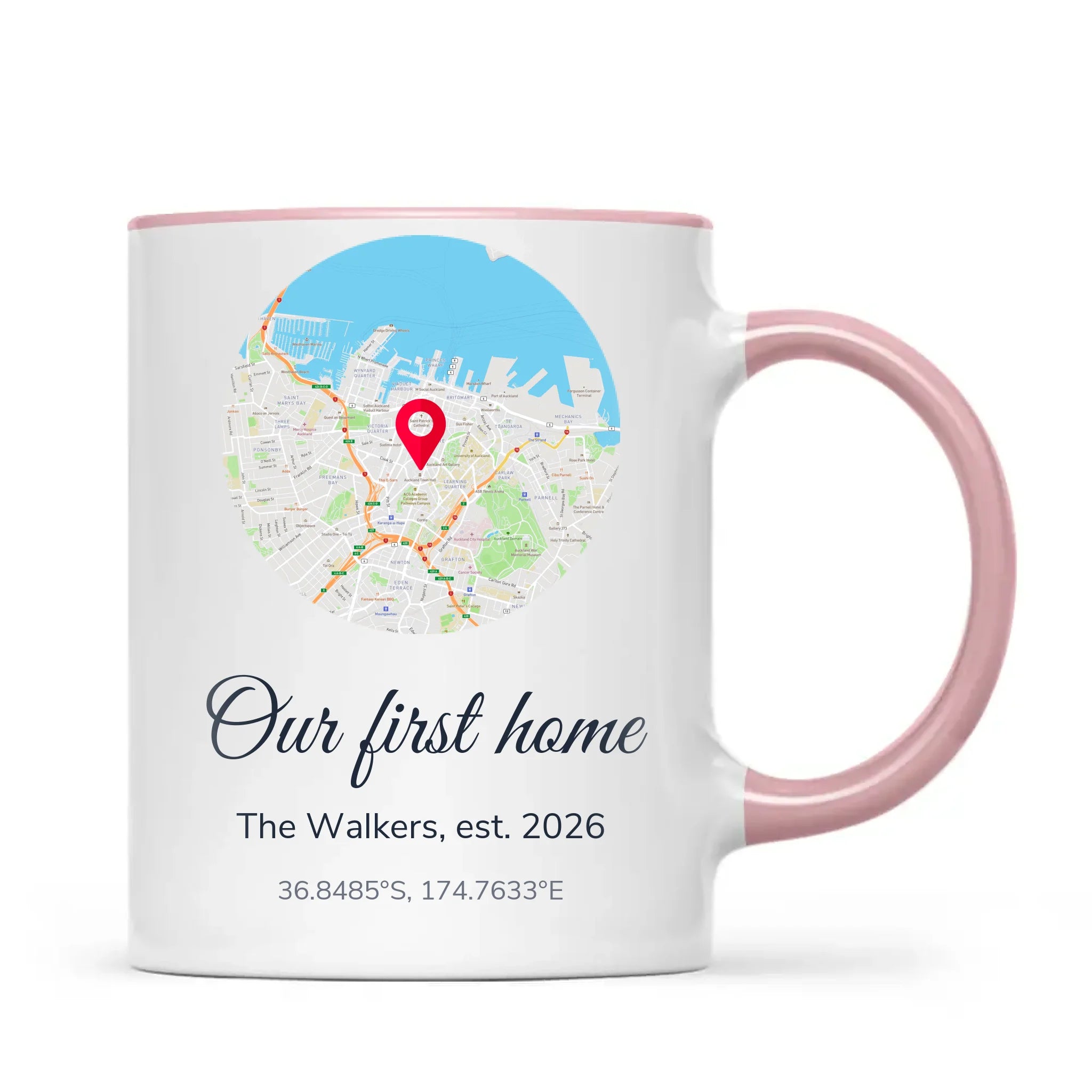 Personalised Street Map Our Home Mug, view 14