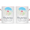 Personalised Street Map Our Home Mug, view 15