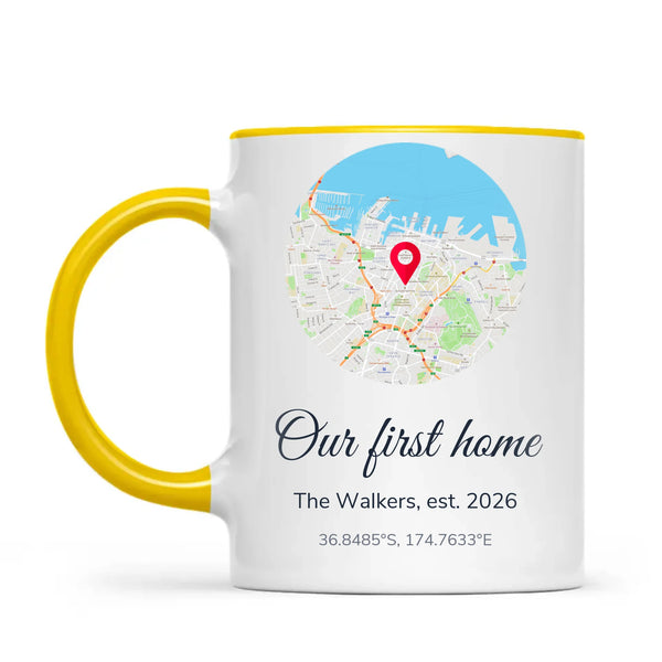 Personalised Street Map Our Home Mug, view 16
