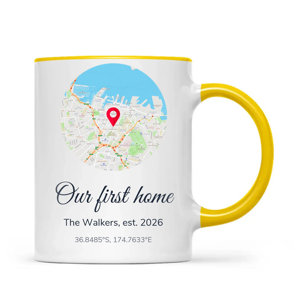 Personalised Street Map Our Home Mug, view 17