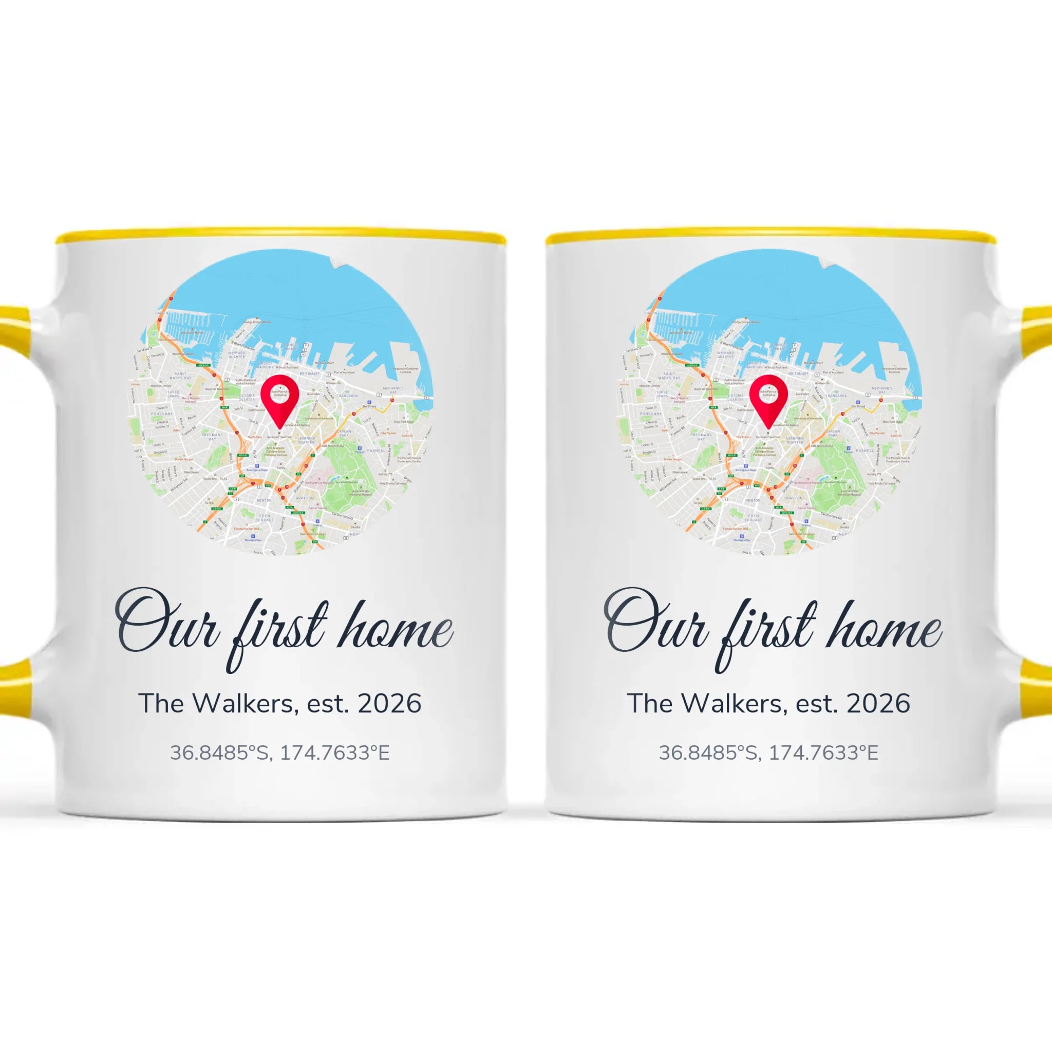 Personalised Street Map Our Home Mug, view 18