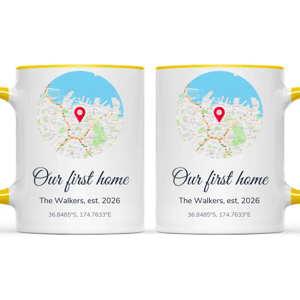 Personalised Street Map Our Home Mug, view 18