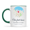 Personalised Street Map Our Home Mug, view 19