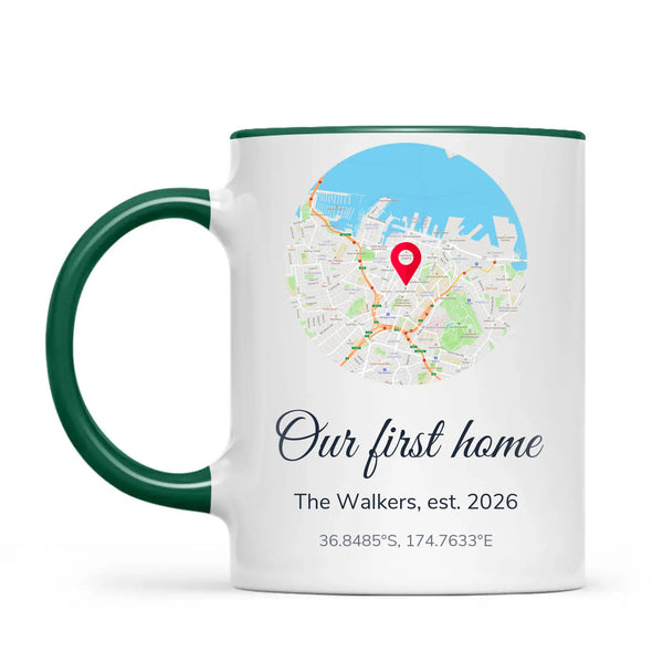 Personalised Street Map Our Home Mug, view 19