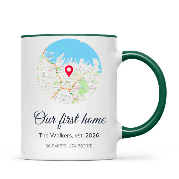 Personalised Street Map Our Home Mug, view 20