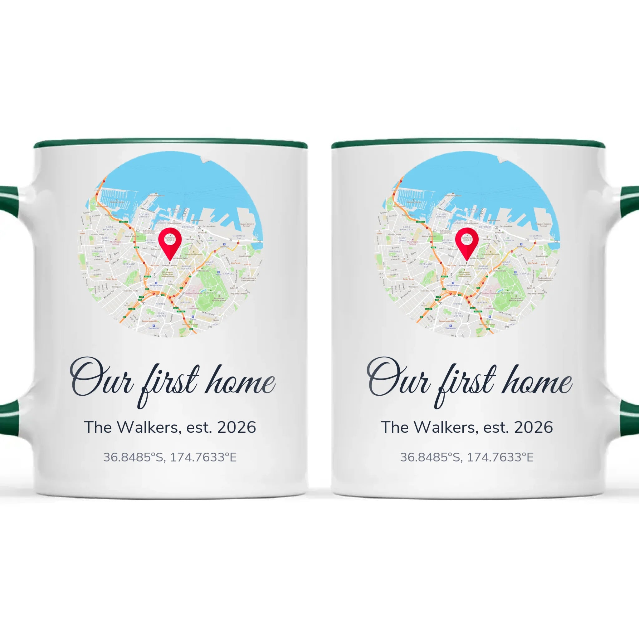Personalised Street Map Our Home Mug, view 21
