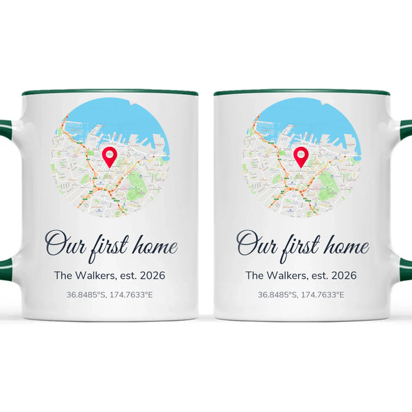 Personalised Street Map Our Home Mug, view 21