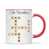 Personalised Family Names Crossword Mug, view 5