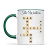 Personalised Family Names Crossword Mug, view 19