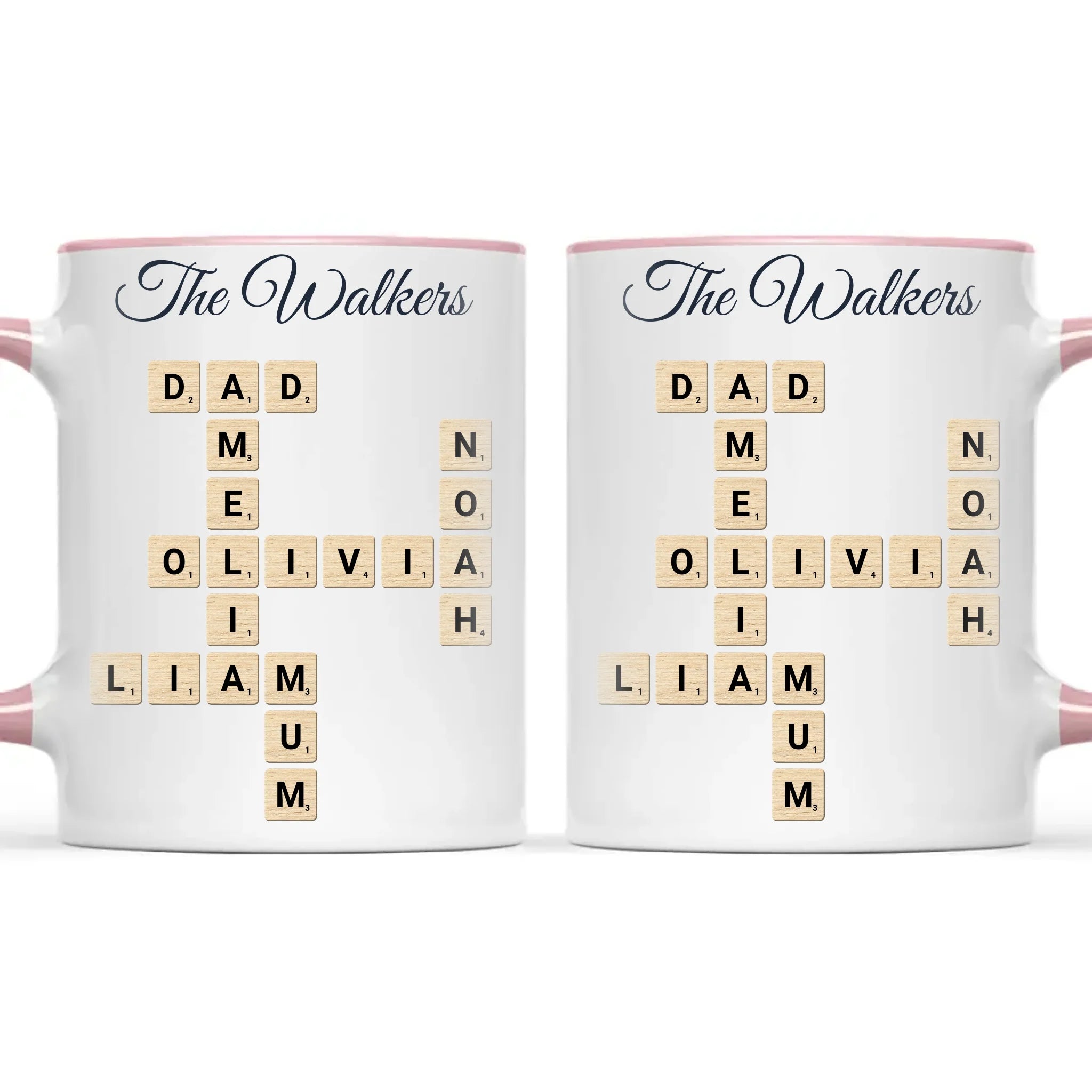 Personalised Family Names Crossword Mug, view 15