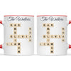 Personalised Family Names Crossword Mug, view 6