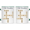 Personalised Family Names Crossword Mug, view 21