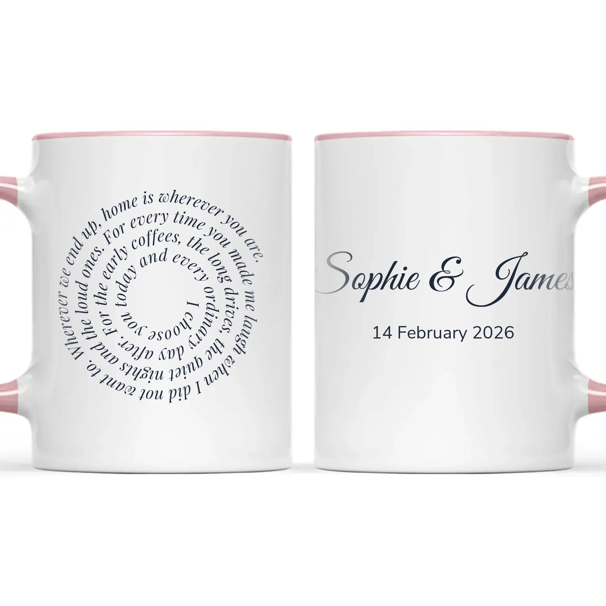 Personalised Spiral Words Mug, view 15
