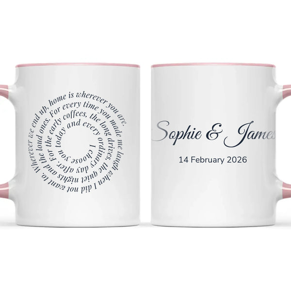 Personalised Spiral Words Mug, view 15
