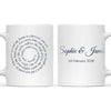 Personalised Spiral Words Mug, view 3