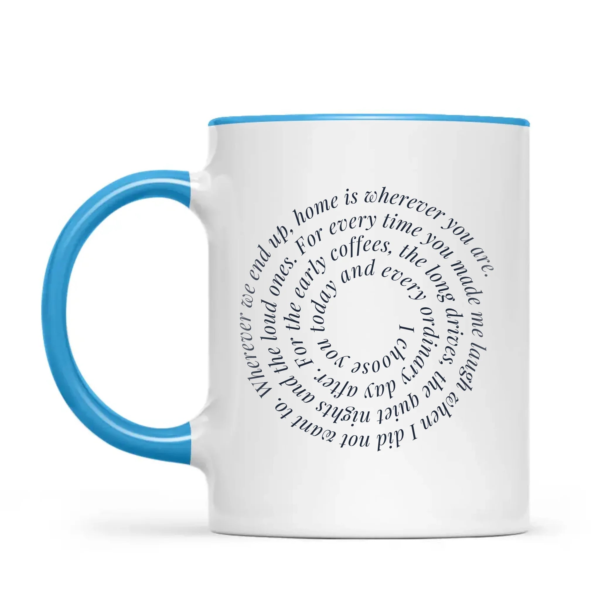 Personalised Spiral Words Mug, view 7