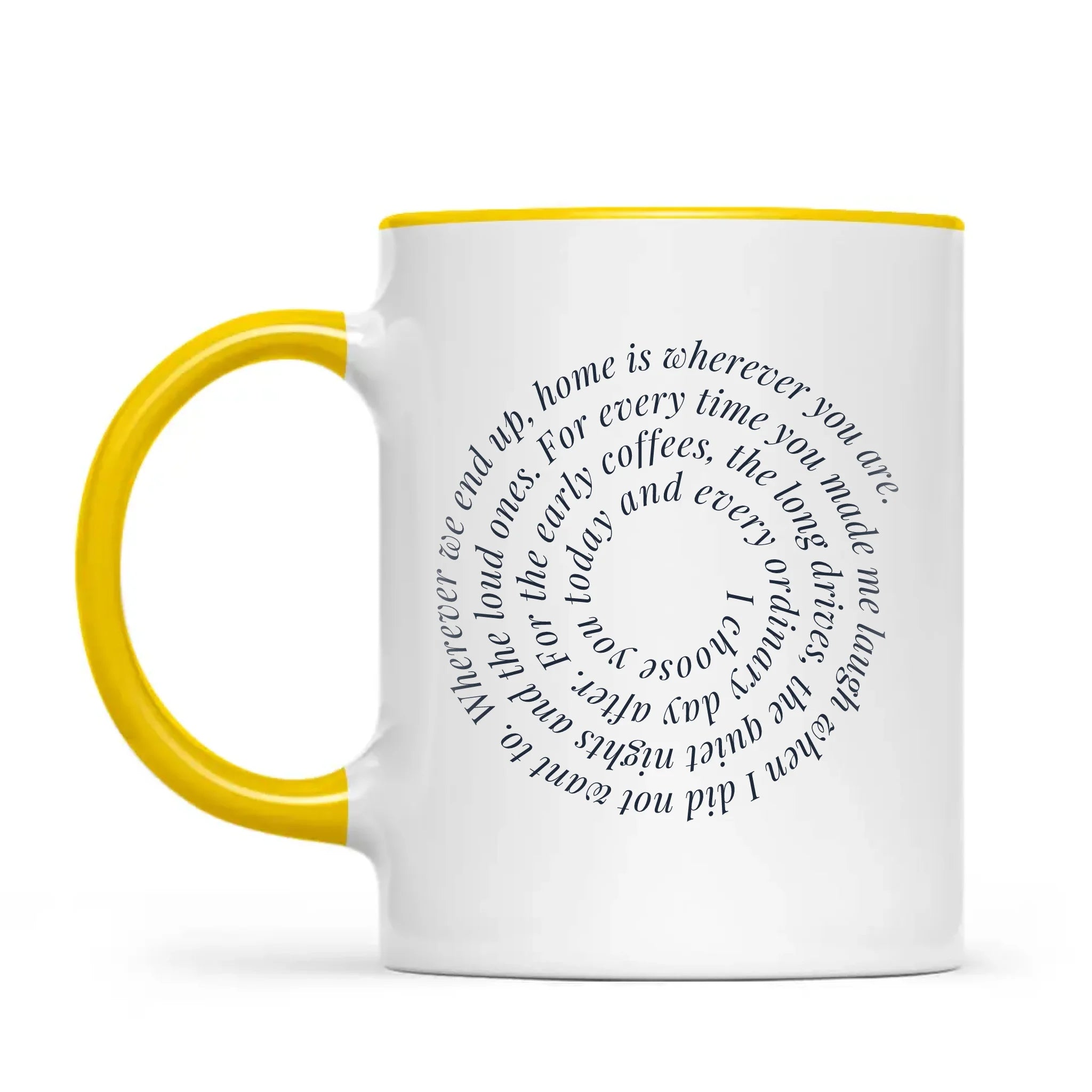 Personalised Spiral Words Mug, view 16