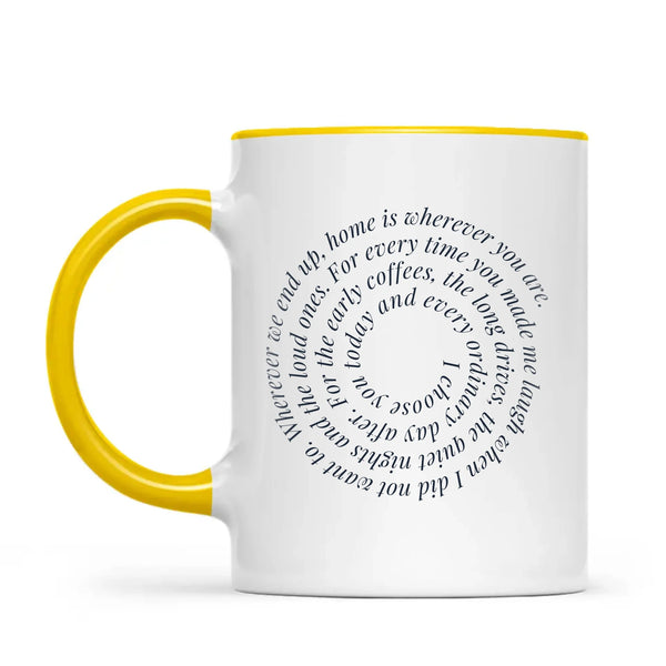 Personalised Spiral Words Mug, view 16