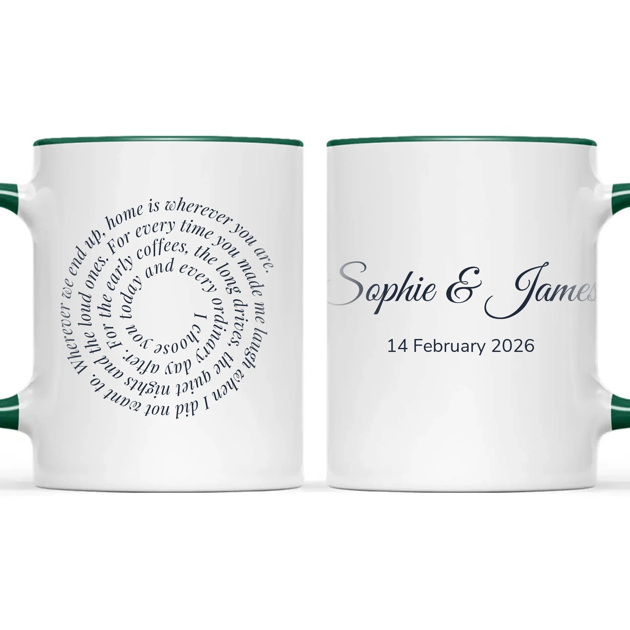 Personalised Spiral Words Mug, view 21