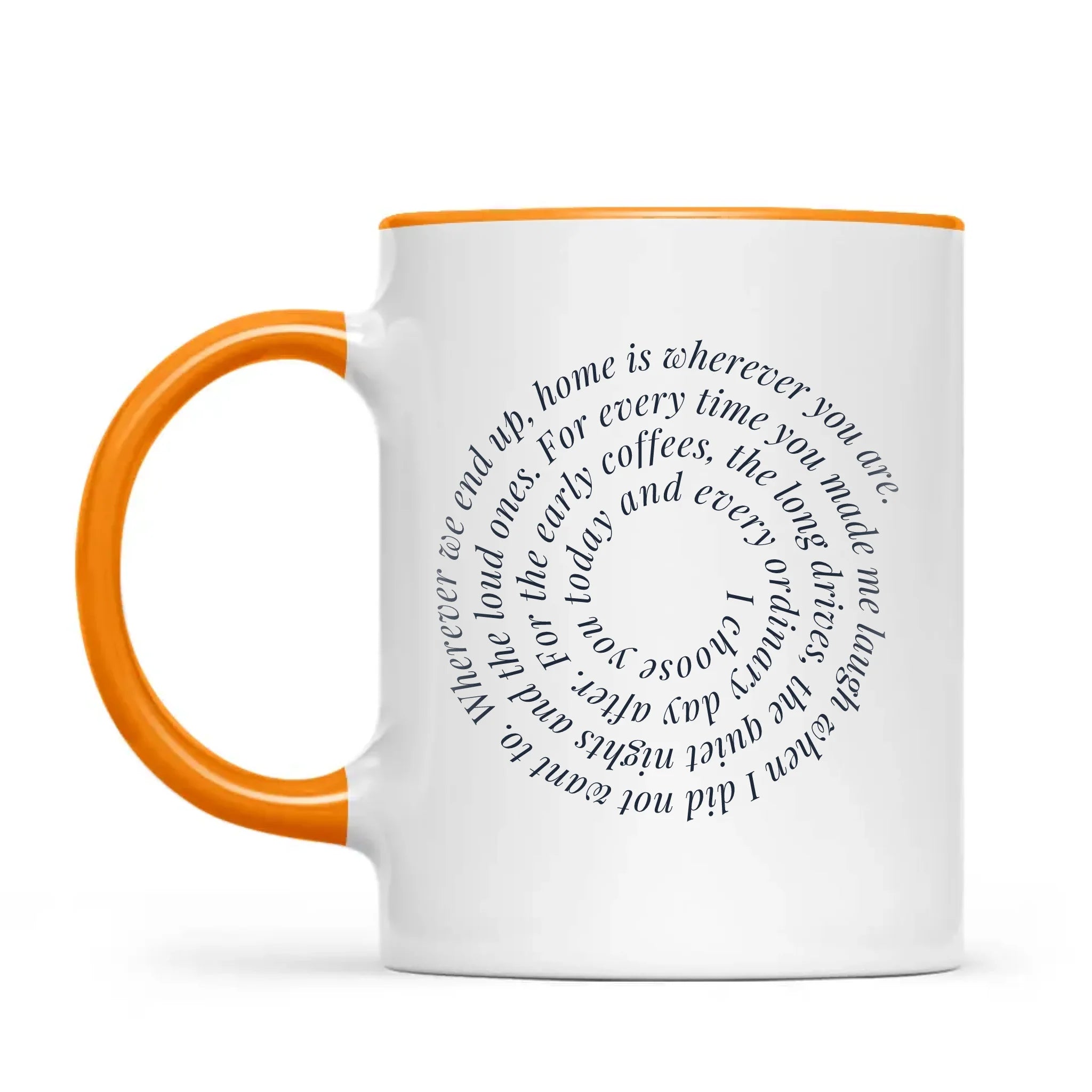 Personalised Spiral Words Mug, view 10