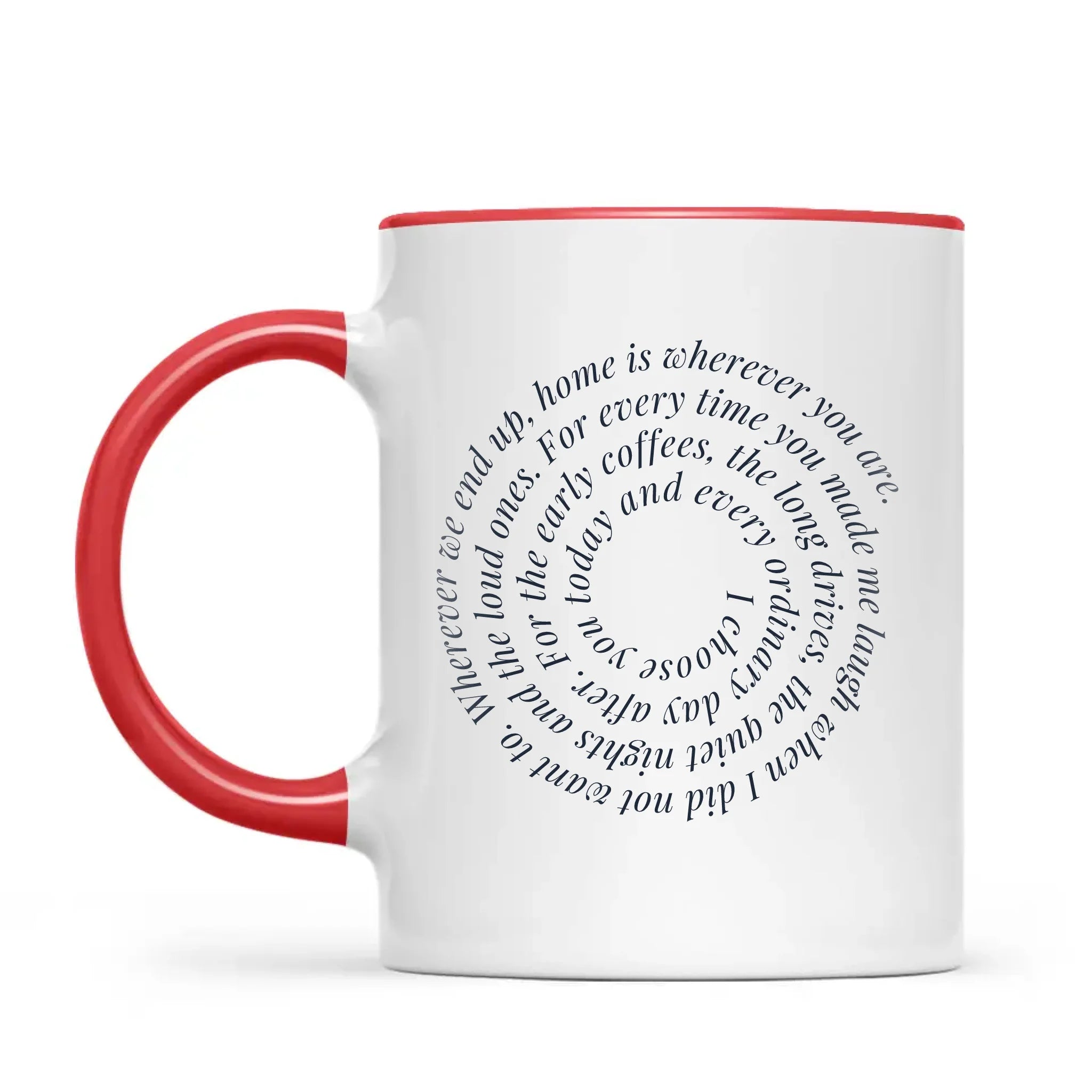 Personalised Spiral Words Mug, view 4