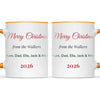 Personalised Christmas Family Names Mug, view 12