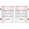 Personalised Christmas Family Names Mug, view 6