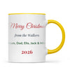 Personalised Christmas Family Names Mug, view 17