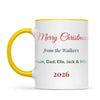Personalised Christmas Family Names Mug, view 16