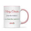 Personalised Christmas Family Names Mug, view 14