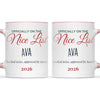 Personalised Nice List Christmas Mug, view 15
