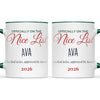 Personalised Nice List Christmas Mug, view 21