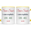 Personalised Dear Santa I Can Explain Mug, view 18