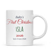 Personalised Baby's First Christmas Mug, view 2