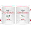Personalised Baby's First Christmas Mug, view 6
