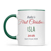 Personalised Baby's First Christmas Mug, view 19