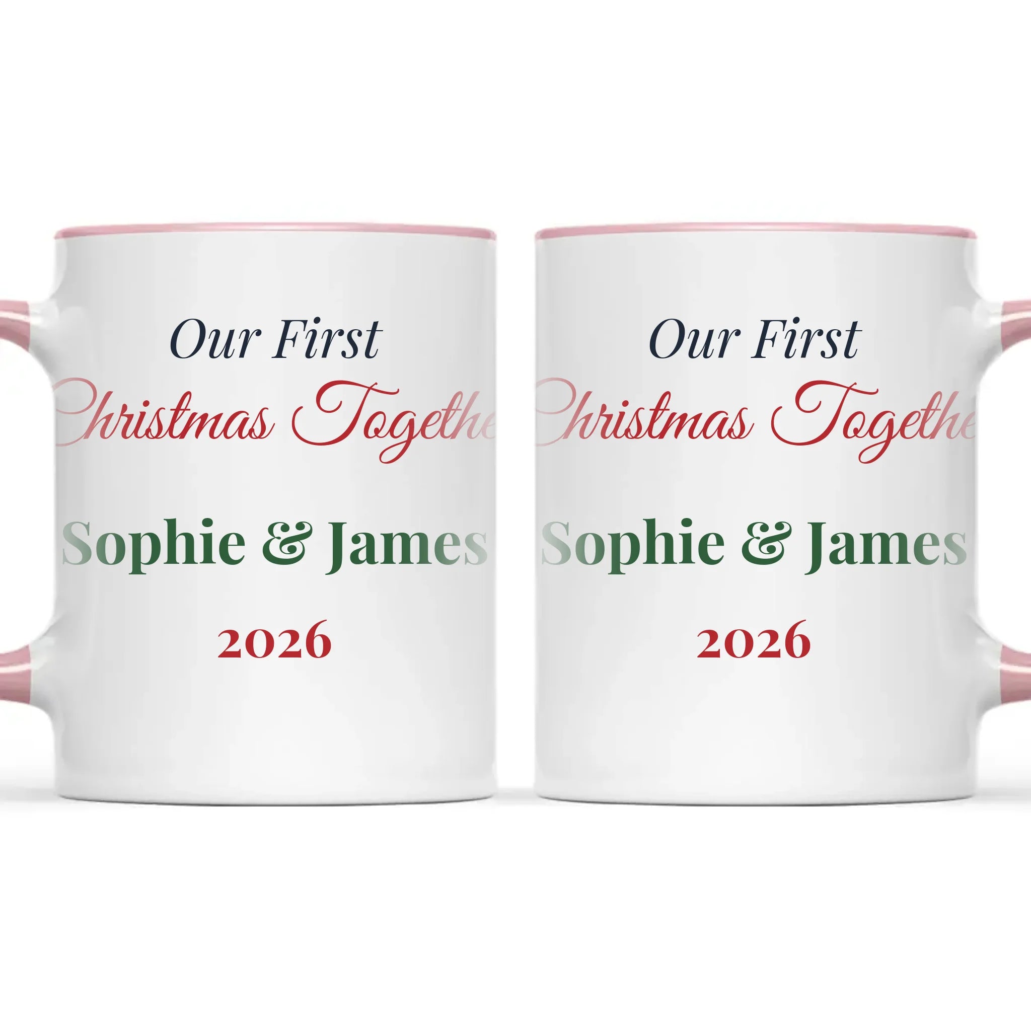 Personalised Our First Christmas Together Mug, view 15