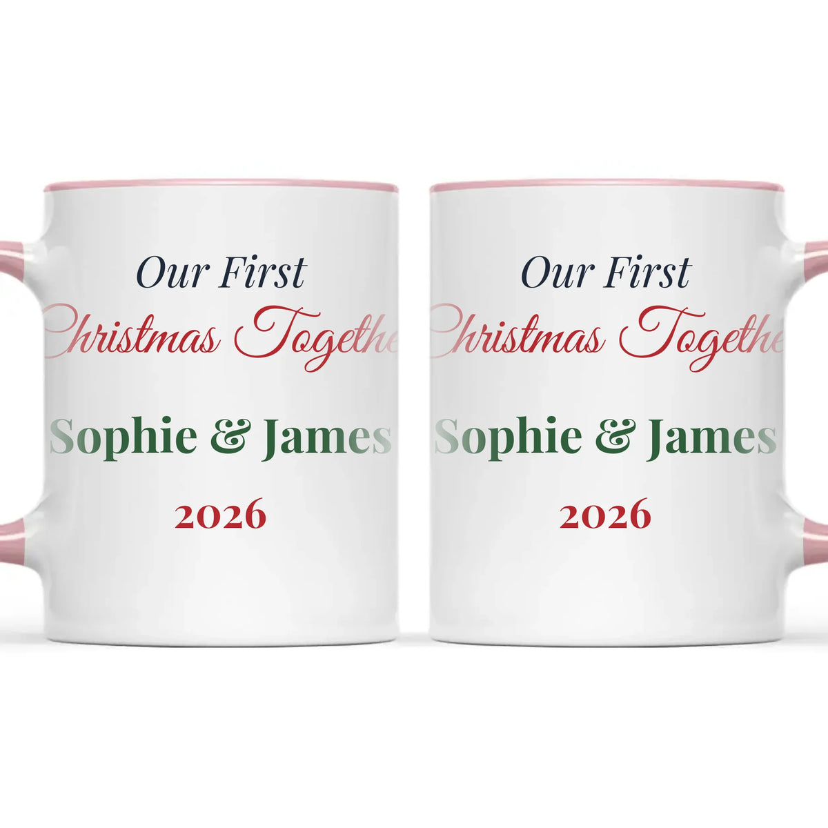 Personalised Our First Christmas Together Mug, view 15
