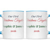 Personalised Our First Christmas Together Mug, view 9